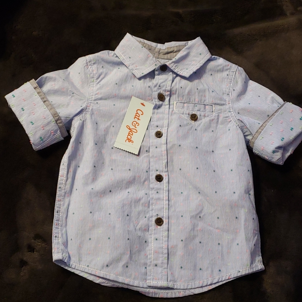 Toddler boys plaid shirt